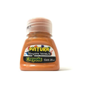 PINTURA TEMPERA LAVABLE CRAYOLA 25ML NARANJA PZ