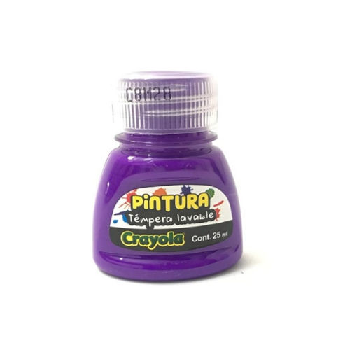 PINTURA TEMPERA LAVABLE CRAYOLA 25ML MORADA PZ.