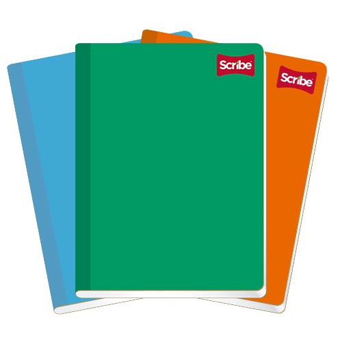 CUADERNO SCRIBE PROFESIONAL COSIDO 4502 PLAST. C/100H C5