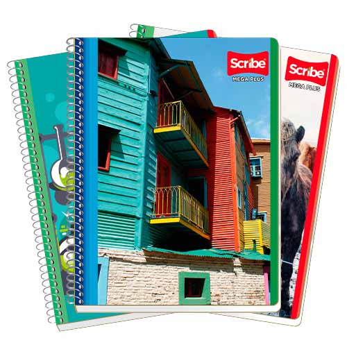CUADERNO SCRIBE PROFESIONAL ESPIRAL C/100HJS 7514 DOBRE RAYA