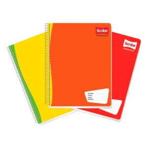 CUADERNO SCRIBE PROFESIONAL ESPIRAL 7970 C/100HOJAS RAYA