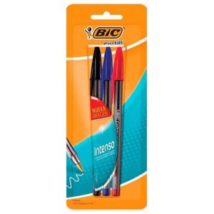 BOLIGRAFO BIC CRISTAL INTENSO SURTIDO C/3PZ 1.6