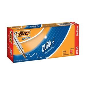 BOLIGRAFO BIC MEDIANO C/12PZ ROJO M-250
