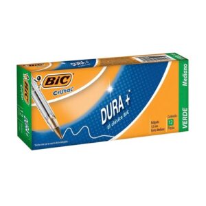 BOLIGRAFO BIC MEDIANO C/12PZ VERDE M-250