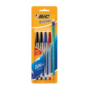 BOLIGRAFO BIC MEDIANO M-250 C/4PZ + 1 LAPIZ -