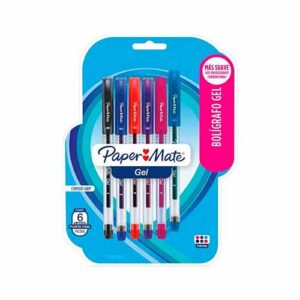 BOLIGRAFO GEL PAPER MATER BLISTER C/6PZ
