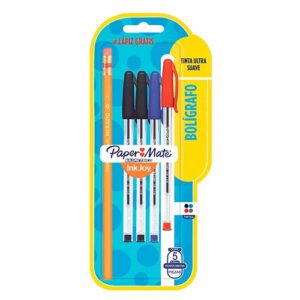 BOLIGRAFO KILOMETRICO 100  BLISTER 4 PZ + 1 LAPIZ