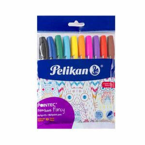 BOLIGRAFO PELIKAN POINTEC C/10PZ COLORES SURTIDOS