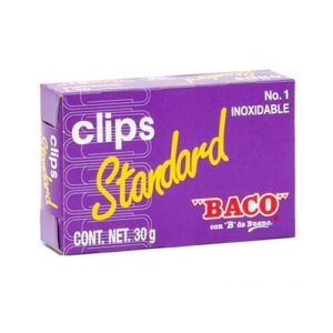 CLIPS BACO STANDARD NO. 1 C/100PZ