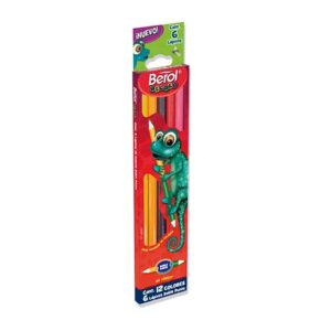 COLORES BEROL RECREO DOBLE PUNTA C/12PZ