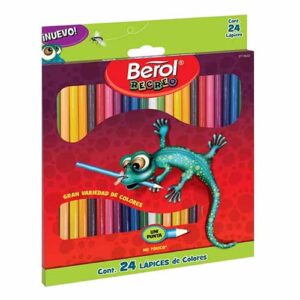 COLORES BEROL RECREO REDONDO LARGO C/24PZ