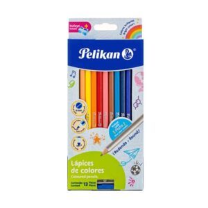 COLORES PELIKAN REDONDOS LARGOS C/12 PZ