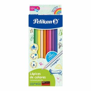 COLORES PELIKAN TRIANG. LARGOS C/12 PZ