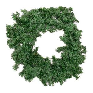 CORONA JANEL 795 C/ARO DOBLE .60CM VERDE PINO