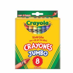 CRAYONES JUMBO C/8PZ CRAYOLA