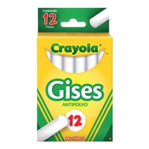 GISES BLANCO C/12PZ CRAYOLA
