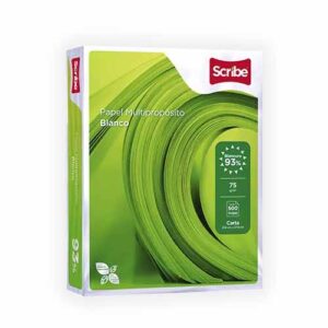 HOJA DE MAQUINA CARTA SCRIBE VERDE C/500H