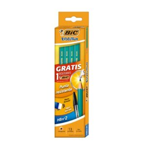 LAPIZ BIC CONTE EVOLUTION C/12PZ + 1