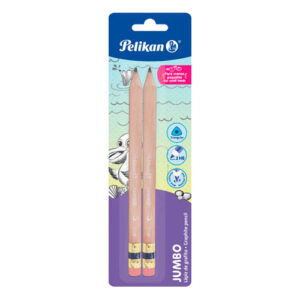 LAPIZ PELIKAN TRIANG. INICIAL JUMBO BLISTER 2 PZ