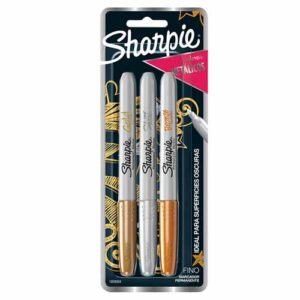 MARCADOIR SHARPIE METALICO BLISTER C/3PZ