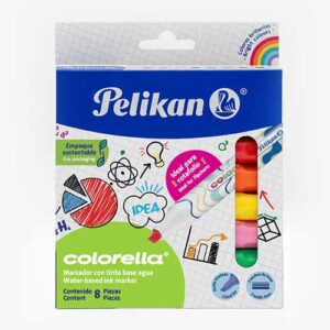 MARCADOR COLORELA ESTUCHE C/8PZ