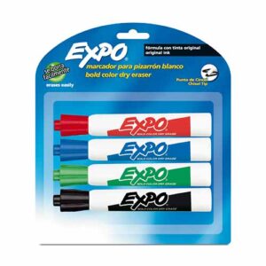 MARCADOR P/PIZARRON EXPO ESTUCHE C/4PZ