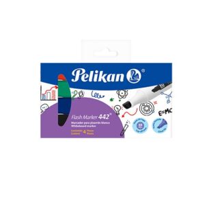 MARCADOR P/PIZARRON PELIKAN FLASH MARKER 442 C/4PZ
