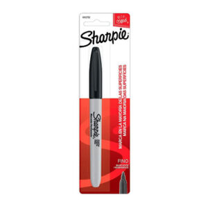 MARCADOR SHARPIE FINO BLISTER C/1 PZ NEGRO