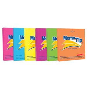 NOTAS ADH. MEMOTIP 54 (3X3) NEON C/6PZ