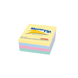 NOTAS ADHESIVAS MEMOTIP CUBO 2X2P 400H PASTEL