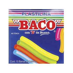 PLASTILINA BACO C/10 BARRITAS