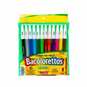 PLUMONES BACO ESTUCHE C/12PZ