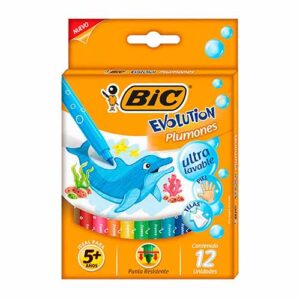 PLUMONES BIC EVOLUTION ULTRALABLE C/12PZ