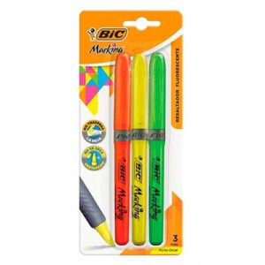RESALTADOR MARKING FLUORECENTE BLISTER C/3PZ SURTIDO