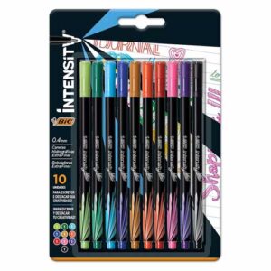 ROTULADORES BIC INTENSIT P.FINO BLISTER C/10 UNIDADES