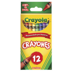 CRAYONES STANDARD C/12PZ CRAYOLA