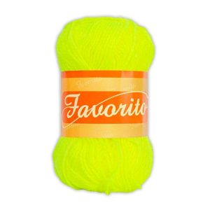 ESTAMBRE OMEGA FAVORITO 50G - 3095 AMARILLO FLUORECENTE