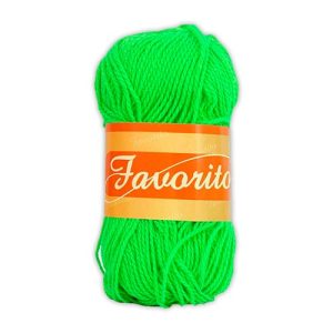 ESTAMBRE OMEGA FAVORITO 50G - 3096 VERDE FLUORECENTE